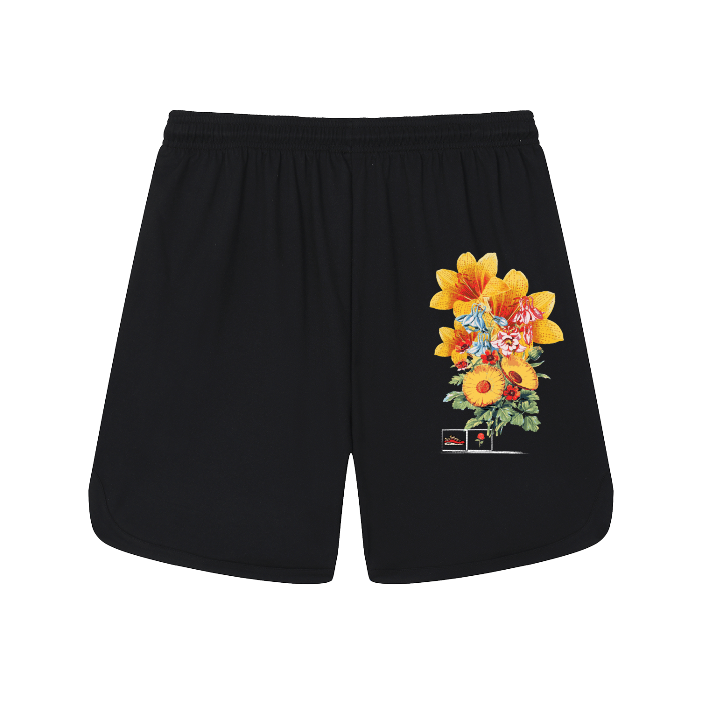 Your Flowers While We Still Kick It x Mesh Shorts