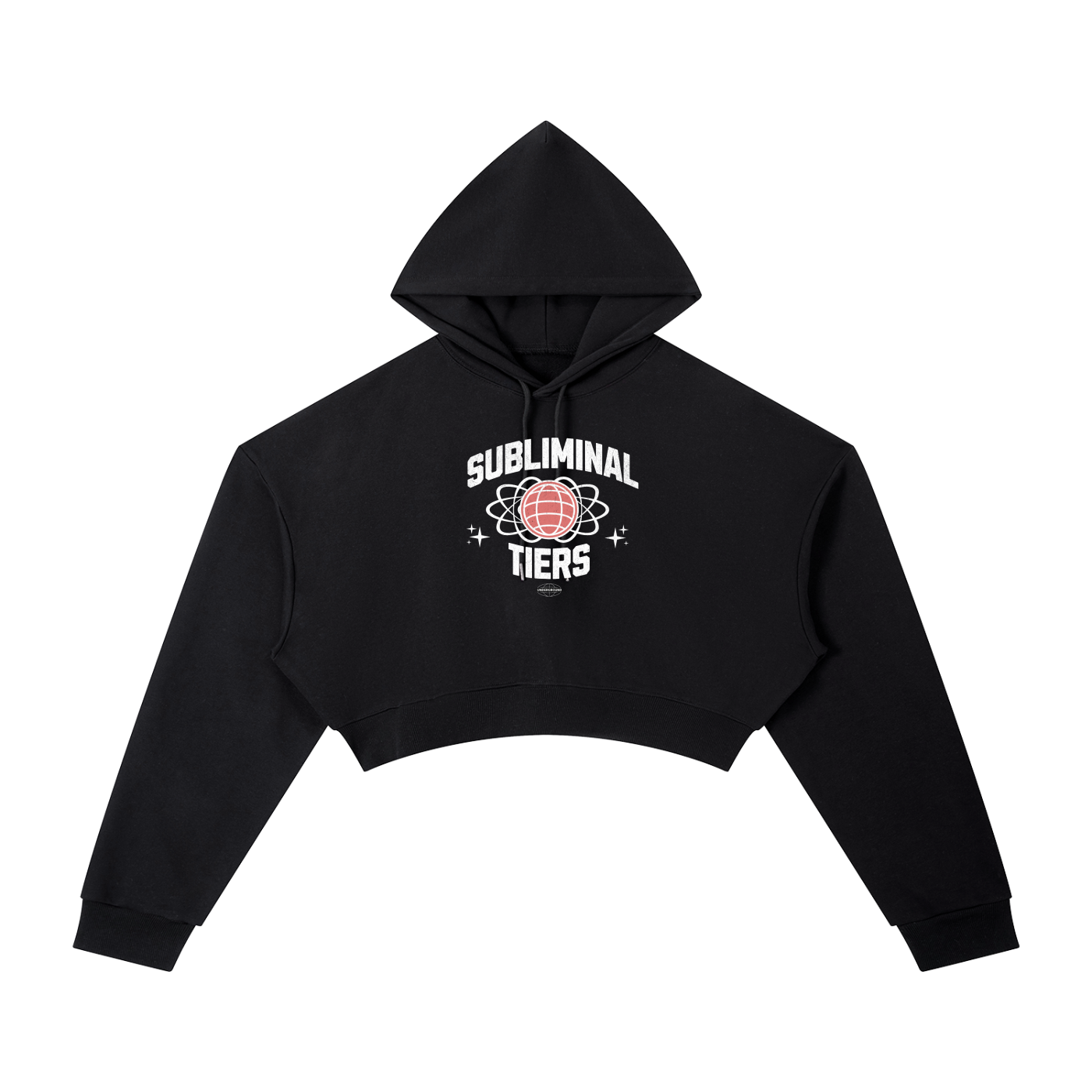 Your Flowers Essential Cropped Hoodie