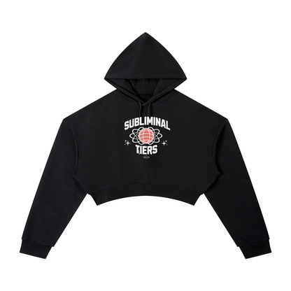 Your Flowers Essential Cropped Hoodie