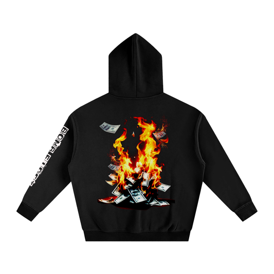 Bomb First x Oversize Fleeced Hoodie