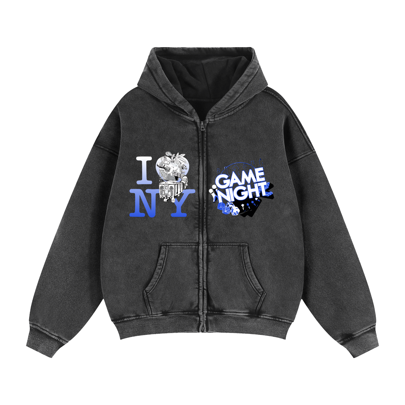 L.Y.N.X. Sunday Vybez x Double Zip Hoodie