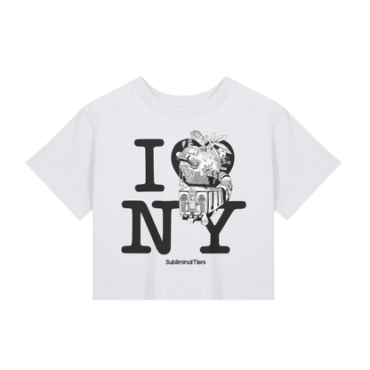 SubTiers Seamless Crop Top x WHT — “I ♡ NY” Remix