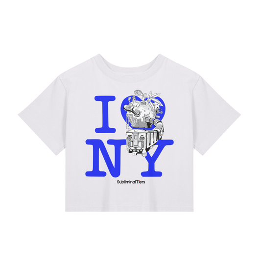 SubTiers Seamless Crop Top x Nipsey Blue — “I ♡ NY” Remix
