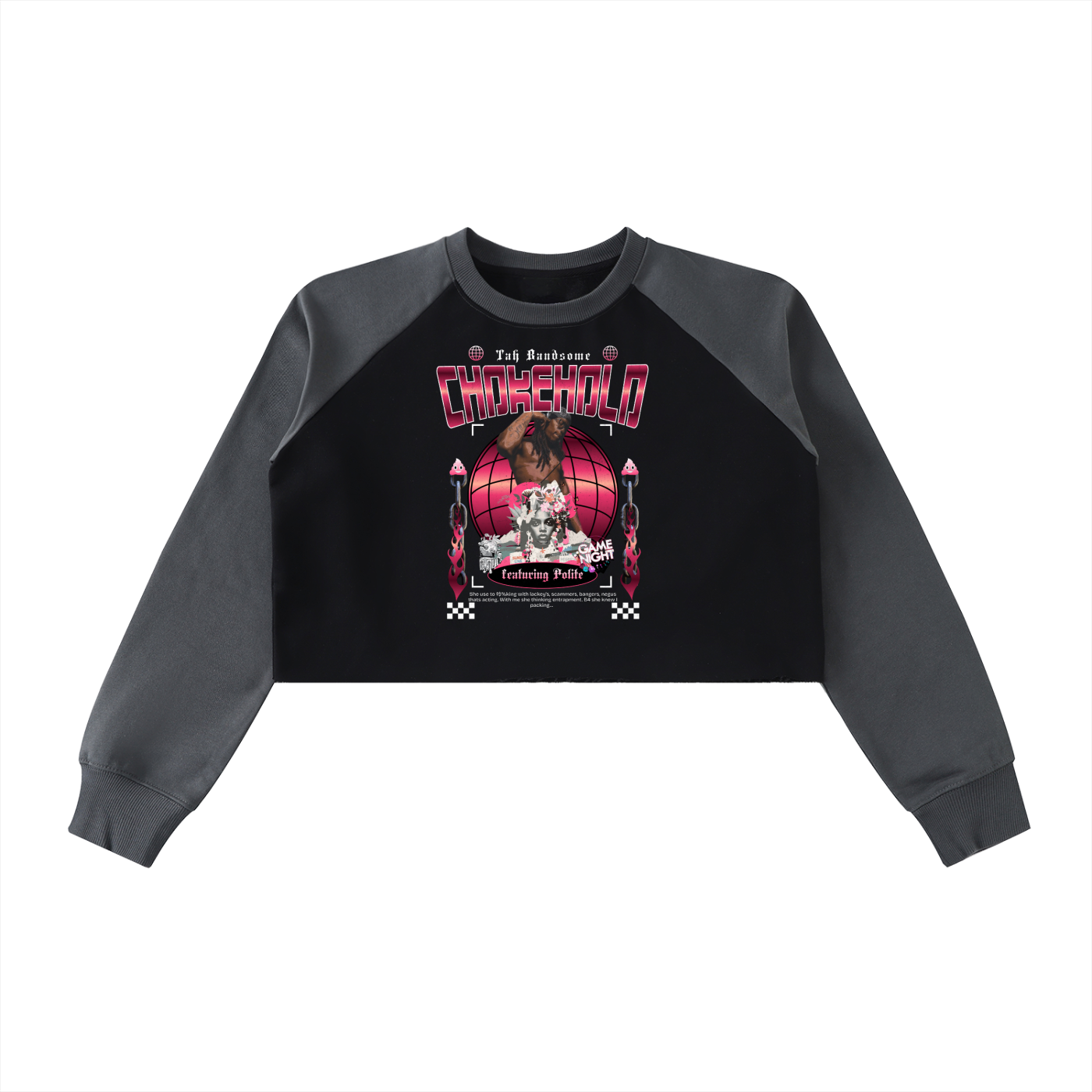 Chokehold x Crop Sweatshirt