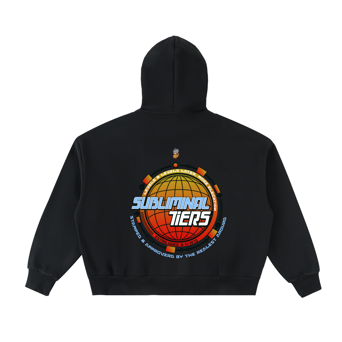 Your Flowers Sub Tiers Full-Zip Boxy Hoodie