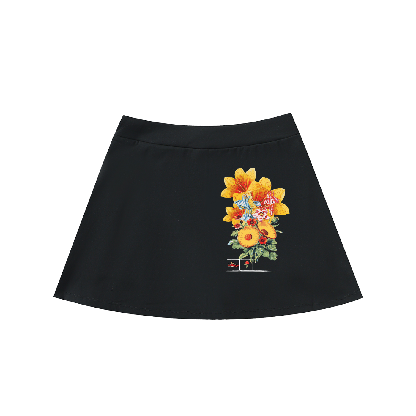 Your Flowers While You Still Kick it x High-Waist Skirt