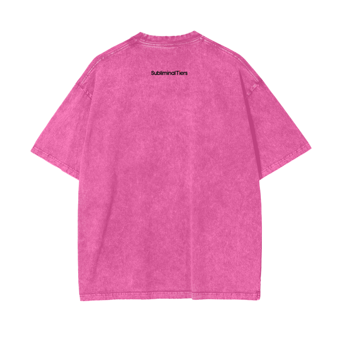 Backpack Rap Culture Oversized Snow Wash T-Shirt